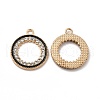 Alloy Enamel Pendants FIND-G048-32KCG-1