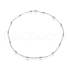Non-Tarnish 304 Stainless Steel Cable Chain Necklaces NJEW-M183-06P-2