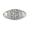 304 Stainless Steel Crystal Rhinestone Connector Charms STAS-M119-06C-AS-1