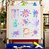 Paint Splatter PET Plastic Hollow Out Drawing Painting Stencils Templates DIY-WH0244-278-5