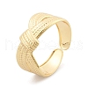 Brass Cuff Rings for Women RJEW-B119-03G-4