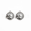 Tibetan Style Alloy Pendants TIBE-S320-197AS-2