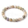 Natural Opal Round Beaded Stretch Bracelets BJEW-TA00474-1