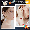 SUNNYCLUE 50Pcs Alloy Enamel Pendants ENAM-SC0005-85-5