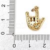 Brass Micro Pave Cubic Zirconia Pendants KK-S526-14G-C-3