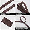 Gorgecraft 20 Yards Polyester Non-Slip Silicone Gripper Band OCOR-GF0003-94B-6