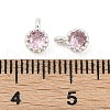 Brass Pave Cubic Zirconia Pendants KK-H204-03S-04-3