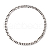Non-Tarnish 304 Stainless Steel Curb Chains Necklace for Women NJEW-E155-08P-01-1
