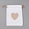 Jute Blank DIY Craft Drawstring Bag CW-TAC0001-09B-1