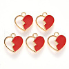 Alloy Enamel Charms X-ENAM-S121-044-2