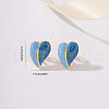 Heart Alloy Clip-on Earrings JF4361-4-2