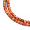 Dyed Natural Regalite/Imperial Jasper/Sea Sediment Jasper Beads Strands G-B124-C04-15-2