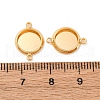 Brass Connector Cabochon Settings KK-F898-21A-G-3
