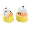 Opaque Resin Imitation Food Pendants RESI-P031-A05-2