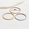 3Pcs Classic Stainless Steel Hinged Bangles for Women UP3566-5
