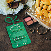 GOMAKERER 2Pcs Retro Rectangle Silk Zipper Roll Pouches ABAG-GO0001-02D-6