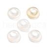 Natural White Chalcedony Flat Round Charms G-P537-03A-1