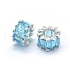 Cubic Zirconia European Beads KK-L184-64C-P-2