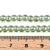 Electroplate Transparent Glass Beads Strands GLAA-T032-T4mm-AB17-4