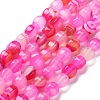 Natural Banded Agate Beads Strands G-G172-02B-2