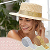 FINGERINSPIRE 2 Bundles 2 Colors Vintage Polyester Jacquard Rhombus Ribbon OCOR-FG0002-10-7