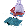 Burlap Packing Pouches Drawstring Bags ABAG-PH0002-05-9x7cm-2