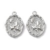 Rack Plating Brass Micro Pave Cubic Zirconia Pendants KK-K333-97P-1