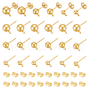 Unicraftale 30Pcs 3 Style 304 Stainless Steel Stud Earring Findings STAS-UN0022-73-1
