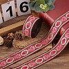 Ethnic Style Embroidery Polyester Ribbons SK-TAC0001-01-5