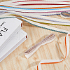 SUPERFINDINGS 12Pcs 12 Colors Polyester Book Headbands OCOR-FH0001-36-4