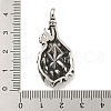 316 Surgical Stainless Steel Pendants STAS-E212-135AS-3