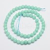 Natural Malaysia Jade Bead Strands G-A147-6mm-A02-2