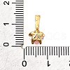 Brass Micro Pave Cubic Zirconia Charms KK-D356-05D-G-3