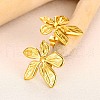 304 Stainless Steel Stud Earrings EJEW-S257-01G-1