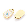 304 Stainless Steel Enamel Charms STAS-T065-64G-02-2