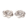 6-Petal Brass Bead Caps KK-I669-06P-2