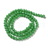 Opaque Solid Color Imitation Jade Glass Beads Strands GLAA-F029-P4mm-08-2