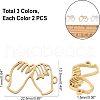 Unicraftale 304 Stainless Steel Links STAS-UN0018-08-4