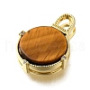 Brass Micro Pave Cubic Zirconia Pendants KK-S523-16G-3