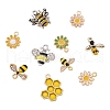 Alloy Enamel Pendants ENAM-TA0001-09-4