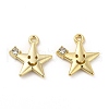 Rack Plating Alloy Rhinestone Pendants FIND-G044-14LG-2