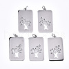 Non-Tarnish 304 Stainless Steel Pendants STAS-S116-016P-1