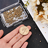 Beebeecraft 400Pcs 4 Styles Brass Crimp Beads KK-BBC0014-68-3