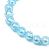 Handmade Silver Foil Glass Beads Strands FOIL-F002-01B-4