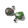 Natural Ruby in Zoisite Pendants G-I311-A21-2