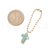 Cross Acrylic Pendant Decorations HJEW-JM03398-01-3