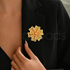 Elegant Middle Eastern Style Floral Iron Pin Brooches for Women OF2415-3