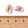 UV Plating Glass Charms GLAA-G115-02-3