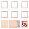 Square Transparent PE Thin Film Suspension Jewelry Floating Frame Displays ODIS-TAC0002-02C-1