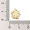 Flower Brass Pave Clear Cubic Zirconia Mutil-Strand Links ZIRC-R021-01D-G-3
